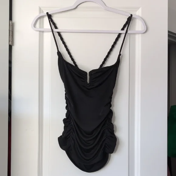 NWOT Free People Intimately Ruched Top - Picture 1 of 6